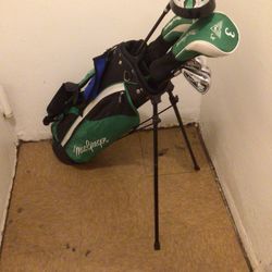 YOUTH LEFT HAND MacGREGOR MT GOLF CLUB SET 6-Piece Driver Hybrid Irons BAG