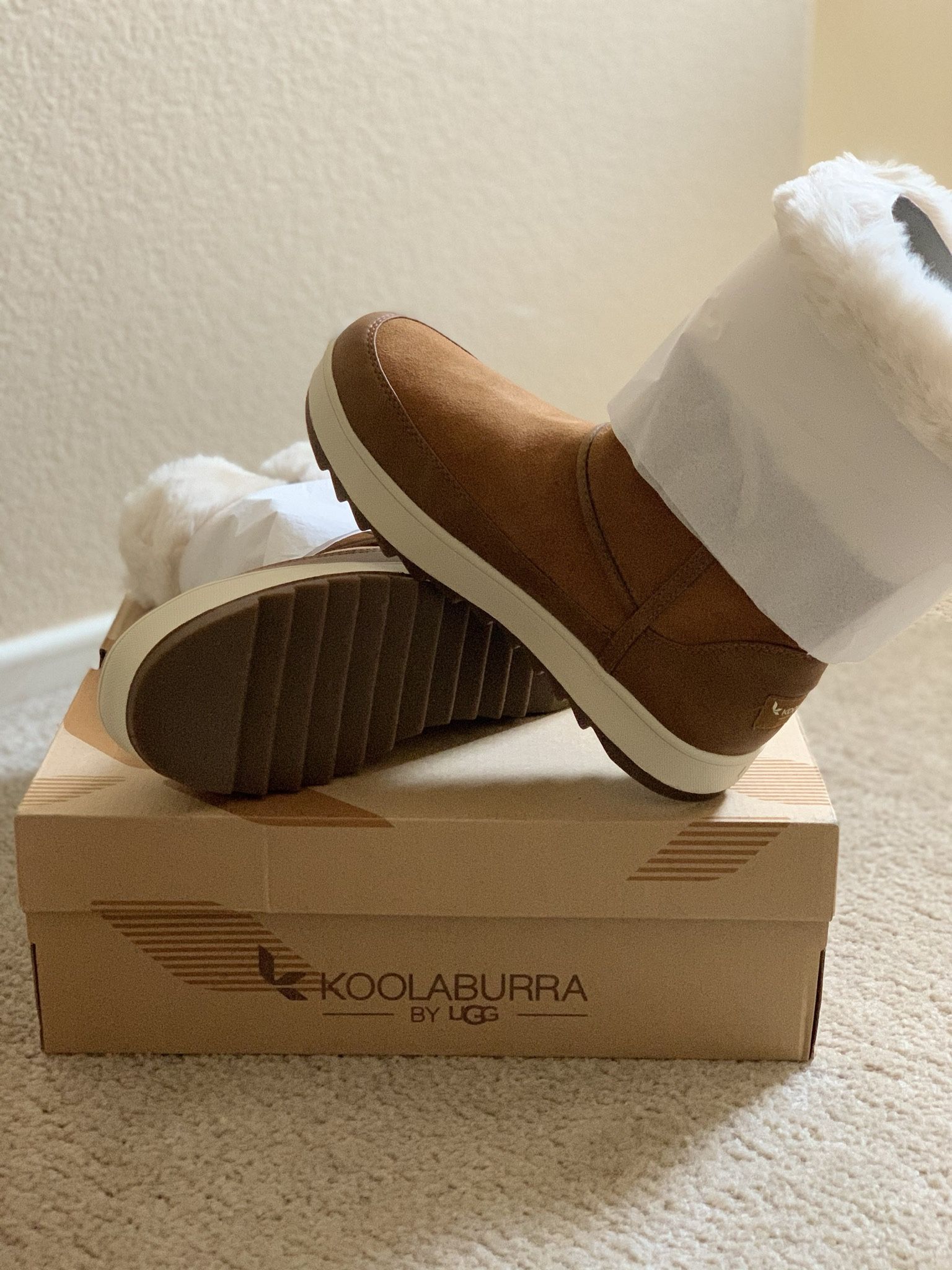 KOOLABURRA BY UGG Tynlee suede and faux fur boot