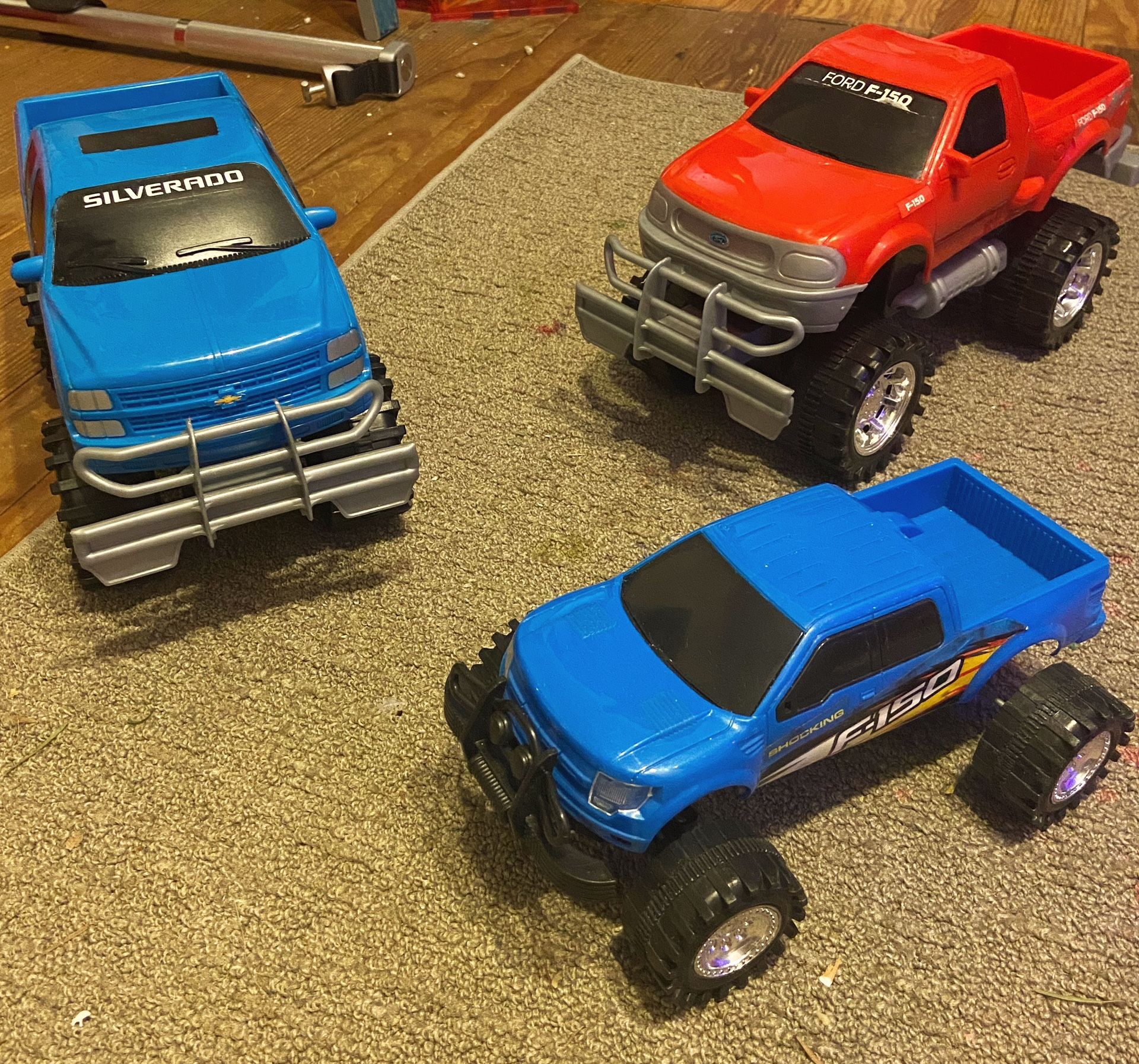 Toy Trucks - Ford and Silverado