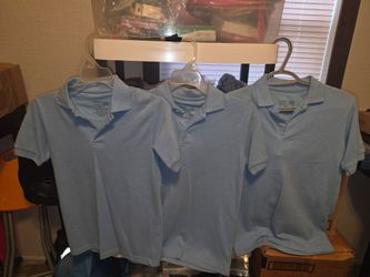 6 boys uniform polos
