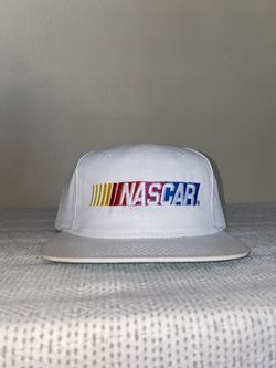 Vintage Nascar Snapback White Promotion Racing