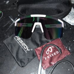 FEISEDY sunglass White 