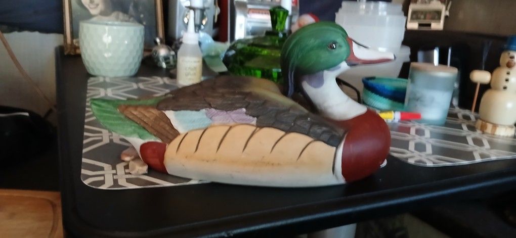 Wood Duck Liquor Decanter