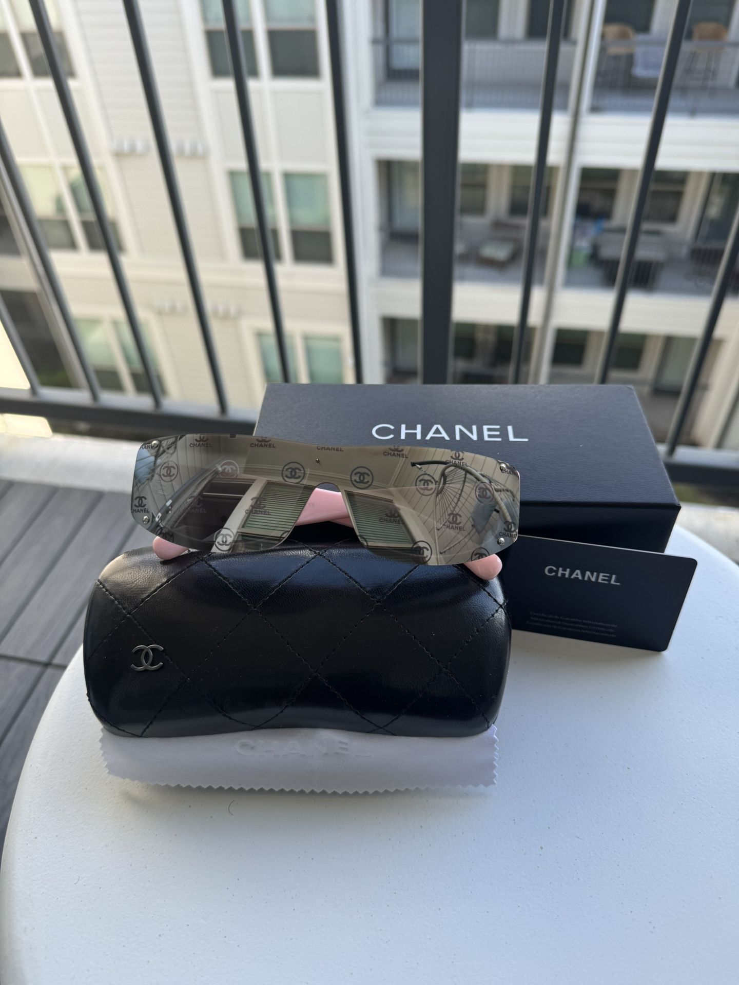 Designer Chanel Sunglasses - Pink
