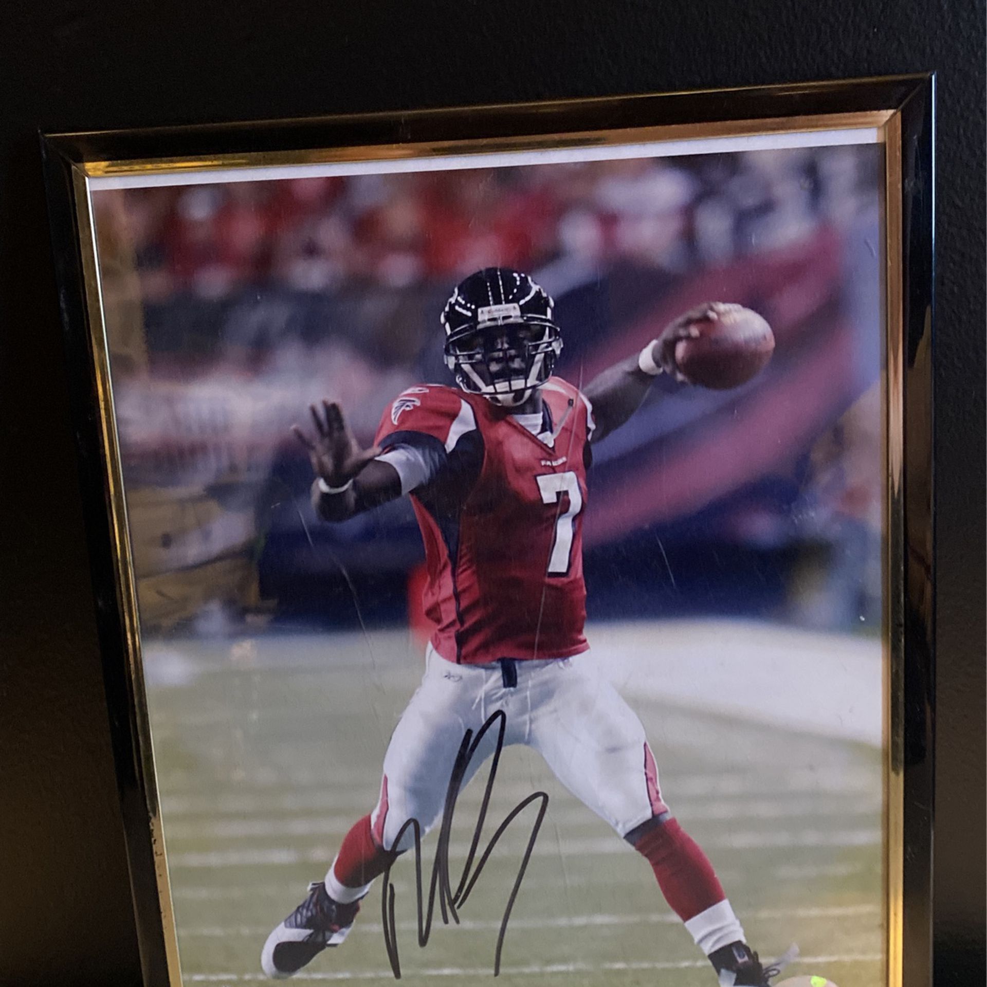 Autographed Mike Vick Picture
