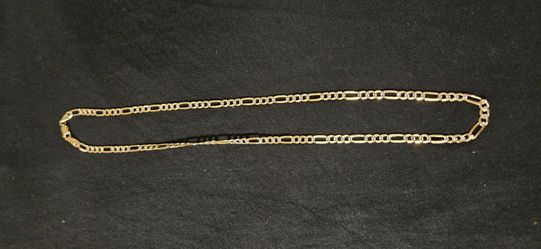 14k figaro chain