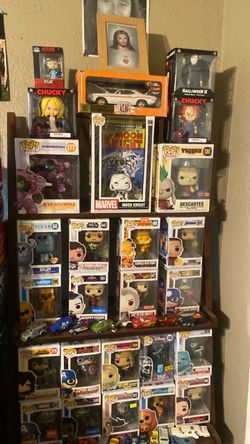 Funko pops 35 of them included 3 big ones. Total of 35.