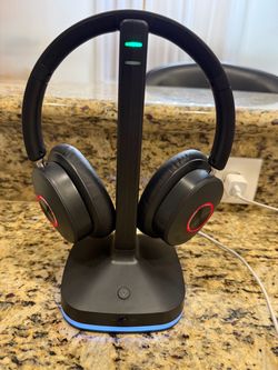 Wireless Headphones with Charging Stand