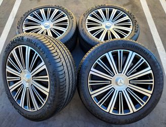 22” Mercedes GLS63 GLS600 Maybach New OEM Wheels And Tires