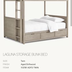 Kids Bunk Bed & Shelving Unit Set