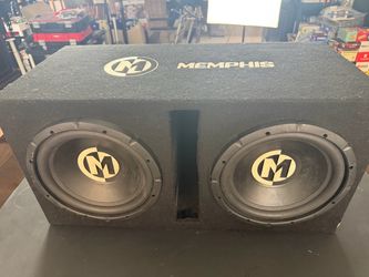 MEMPHIS AUDIO DUAL 12” SUBS