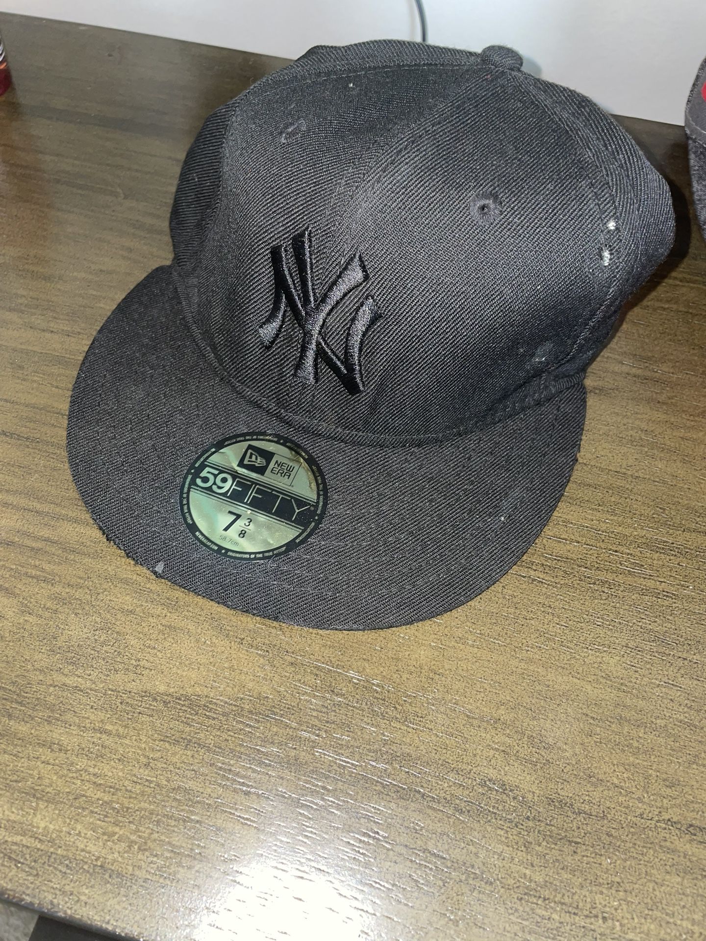  Yankees Fitted Hat Size 7 3/8