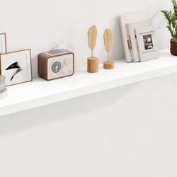 Floating Rustic White shelf NEW