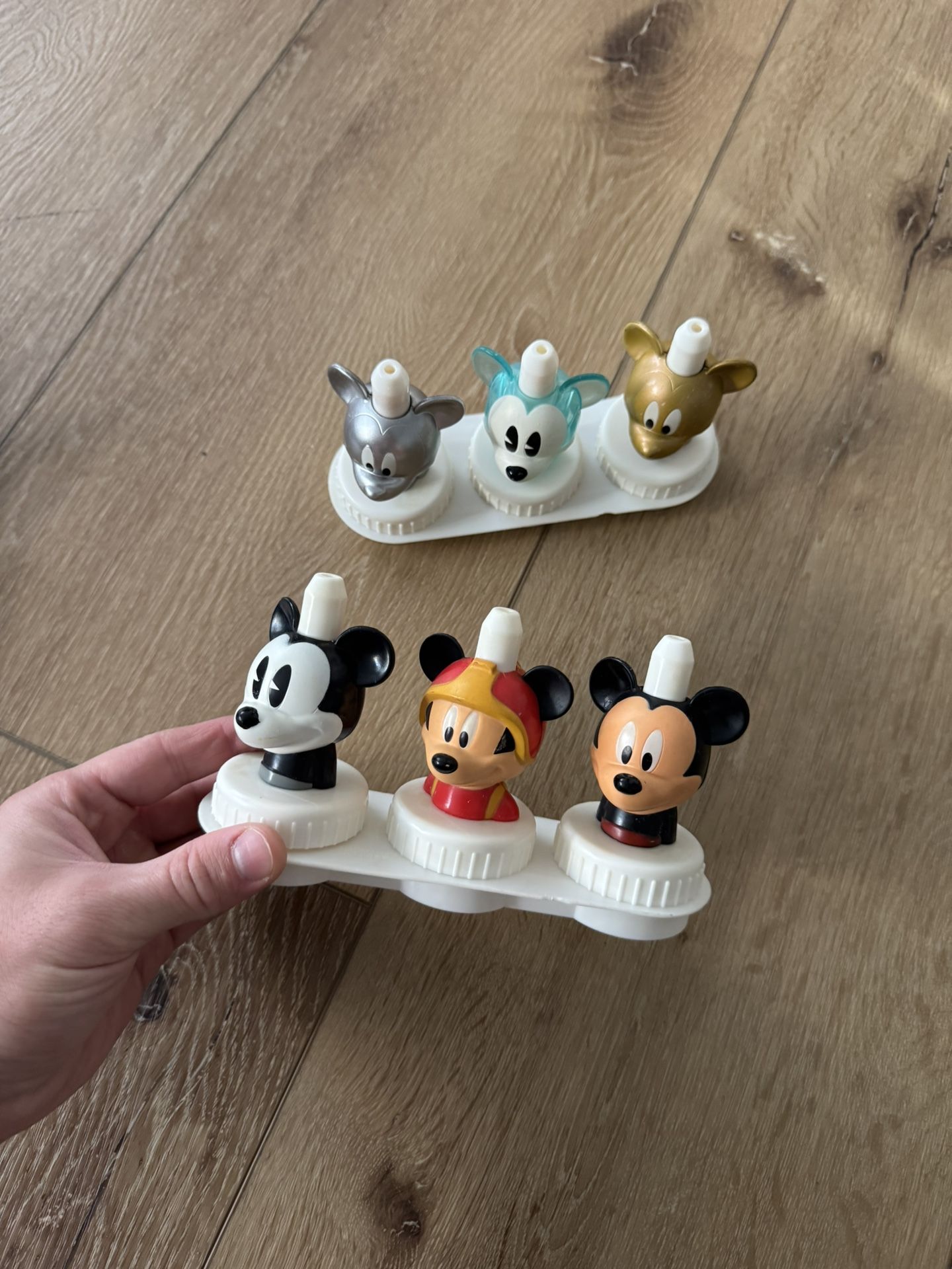 Good 2 Grow Bottle Toppers Lot Minnie Mouse Silver Gold