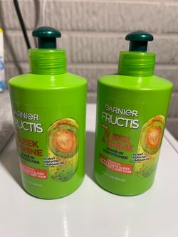 New unopened Garnier Fructis Sleek & Shine Leave-In Conditioner x2
