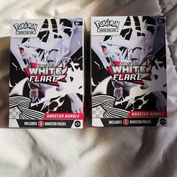 🔥 Pokémon White Flare Booster Bundles (2) – New & Sealed – $90 OBO 🔥