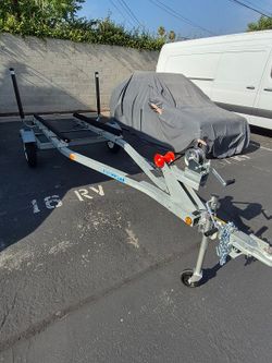 Boat trailer - Galvanized Escort boat trailer - excellent cond.