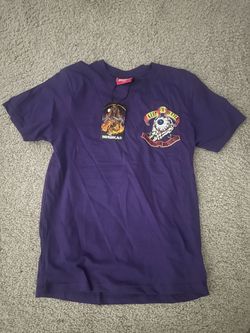 Mishka streetwear purple tee