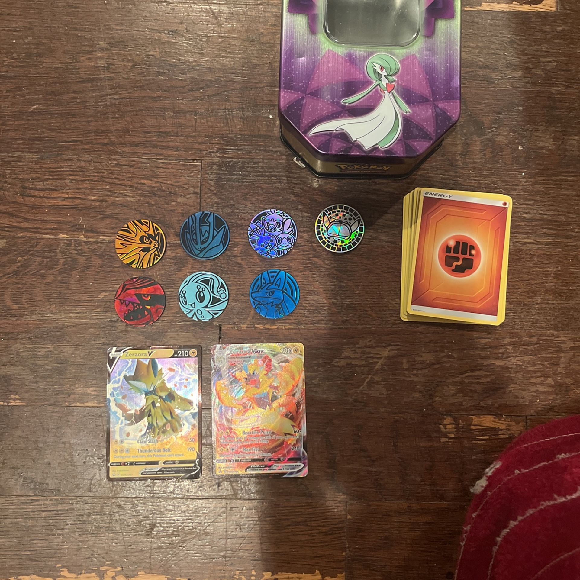 Zeraora V And V Max And Pokémon Coins And Energy’s And Tin 