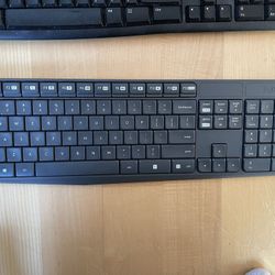 Logitech Wireless / Wired Keyboards For Sale
