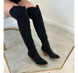 Rhinestone boots