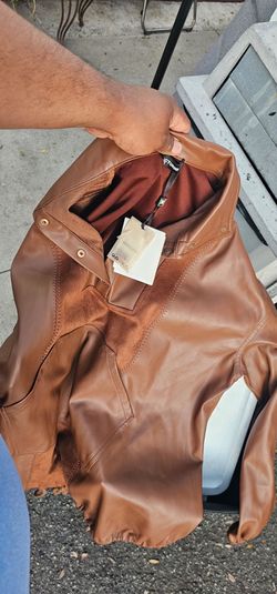Brown leather jacket nocturne