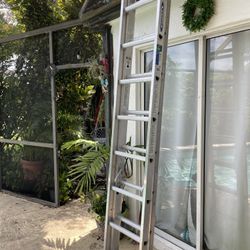 $75 Werner 16 foot Aluminum extension Ladder like new