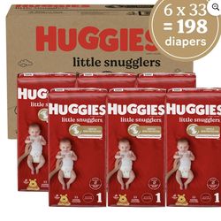 198 Huggies Diapers