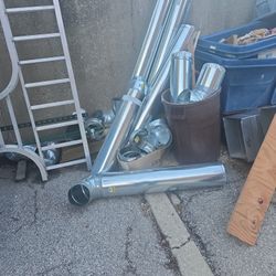 8 Inch Duct. 8 And 12 Inch Spiral 8 Inch Elbows