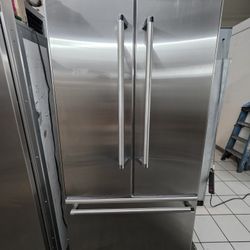 36" THERMADOR BUILT IN FRENCH DOOR STAINLESS STEEL