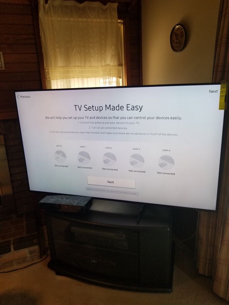 8K Samsung QLED 900r 65" inch