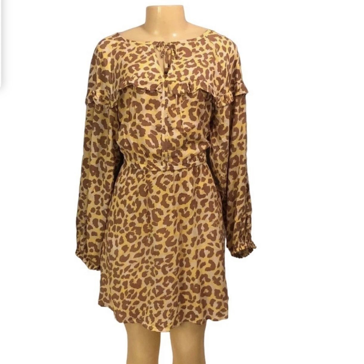 Design History Sz M Women Dress Animal Printt