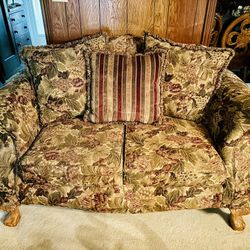 Floral Loveseat & Couch