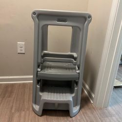 SIMPLAY3 TODDLER TOWER ADJUSTABLE STOOL - GRAY