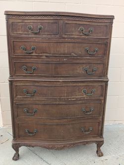 Vintage French Provincial Tall Chest of Drawers