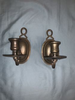 Vintage wall candle holder