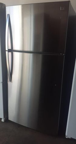 Kenmore Top Mount Stainless Steel Refrigerator
