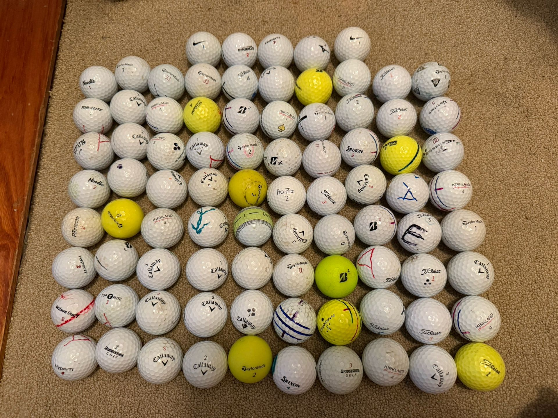 Lot Of Used Golf Balls 105 Total