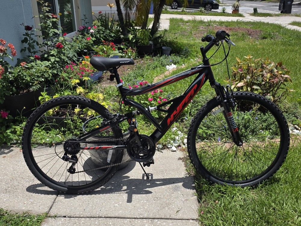 New Hyper Shocker Full Suspension Mountain Bike