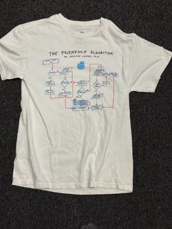 Big Bang Theory Friendship Algorithm Graphic Tee