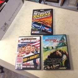 Vintage NASCAR DVDs 5$ Ea