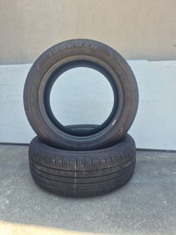 2 tires 205-55-R16