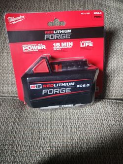 Milwaukee M18FB6 18V 6.0Ah Li-ion REDLITHIUM Forge Cordless Battery