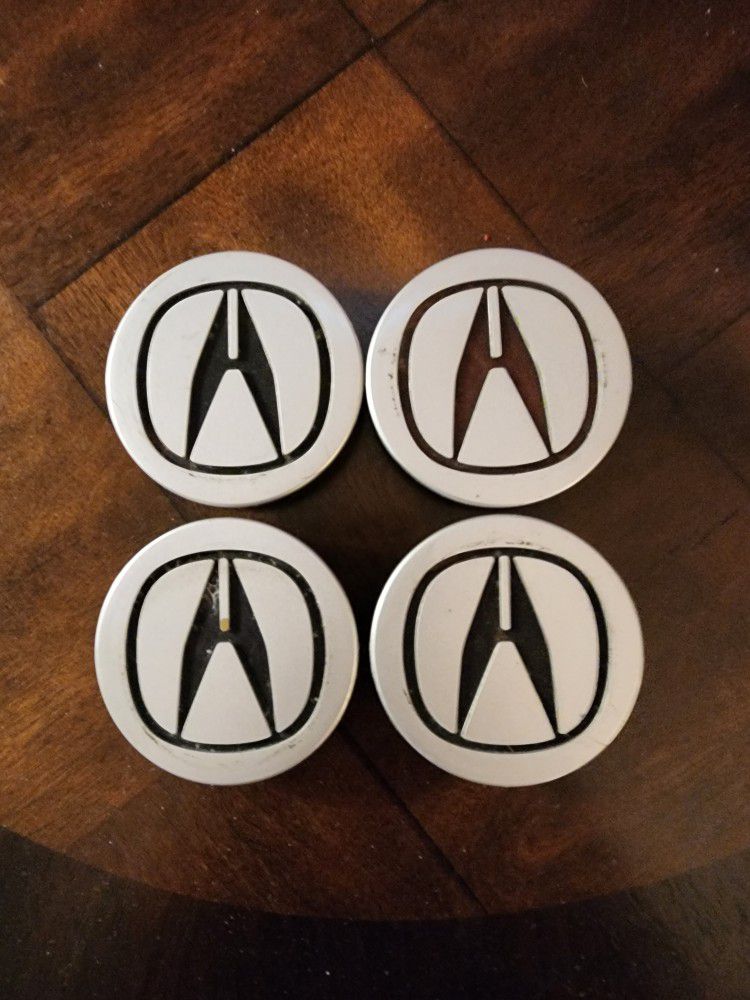 Acura OEM Logo Center Wheel Caps Set of 4