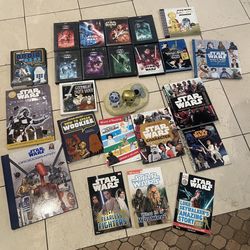 Lot of star wars books and misc