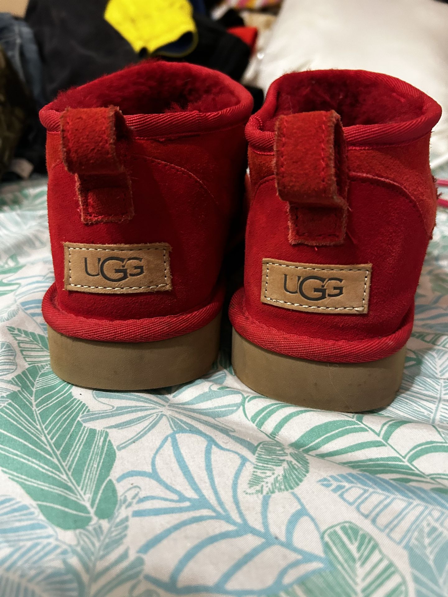 Red Ultra Mini Ugg Boots