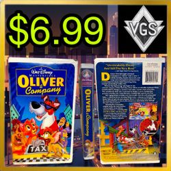 *RETRO* Oliver & Company VHS – Walt Disney Masterpiece Collection (1988)