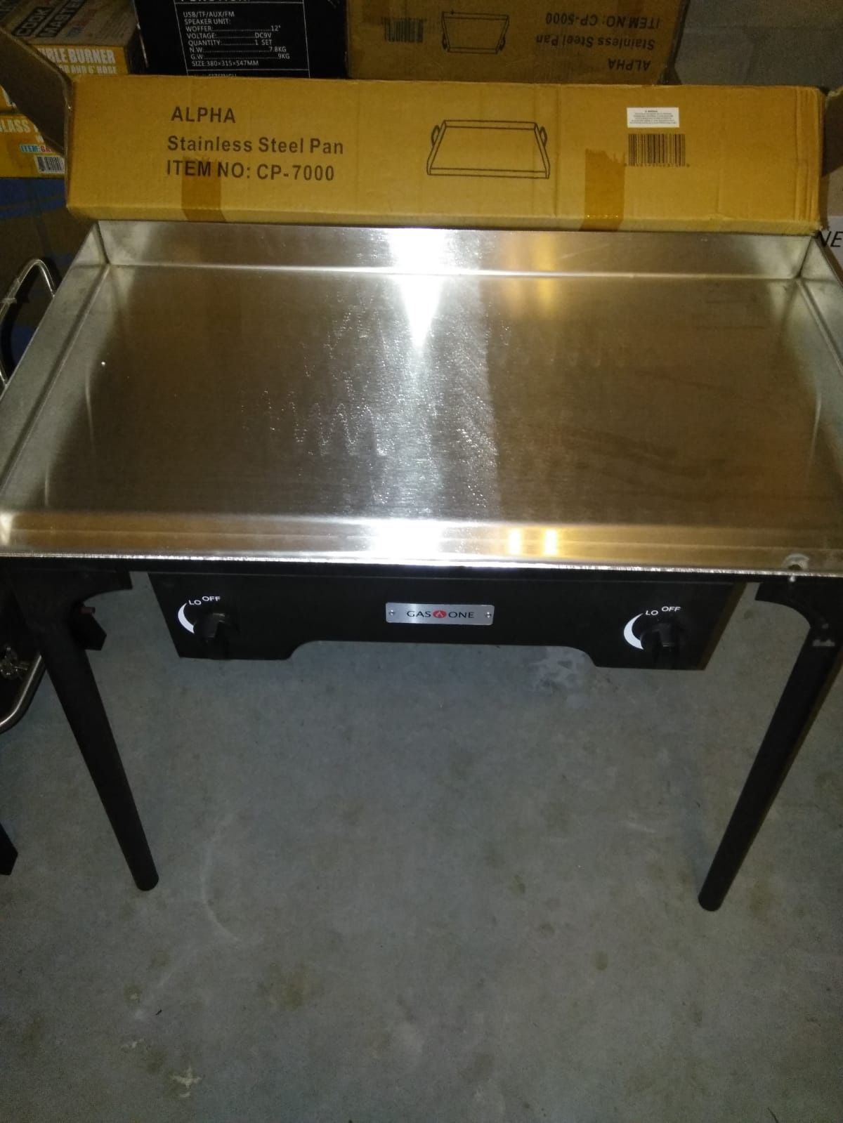 Estufa Gas + Plancha