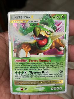 Torterra LV.X Promo Diamond and Pearl  DP09 HP Pokemon TCG vintage rare holo
