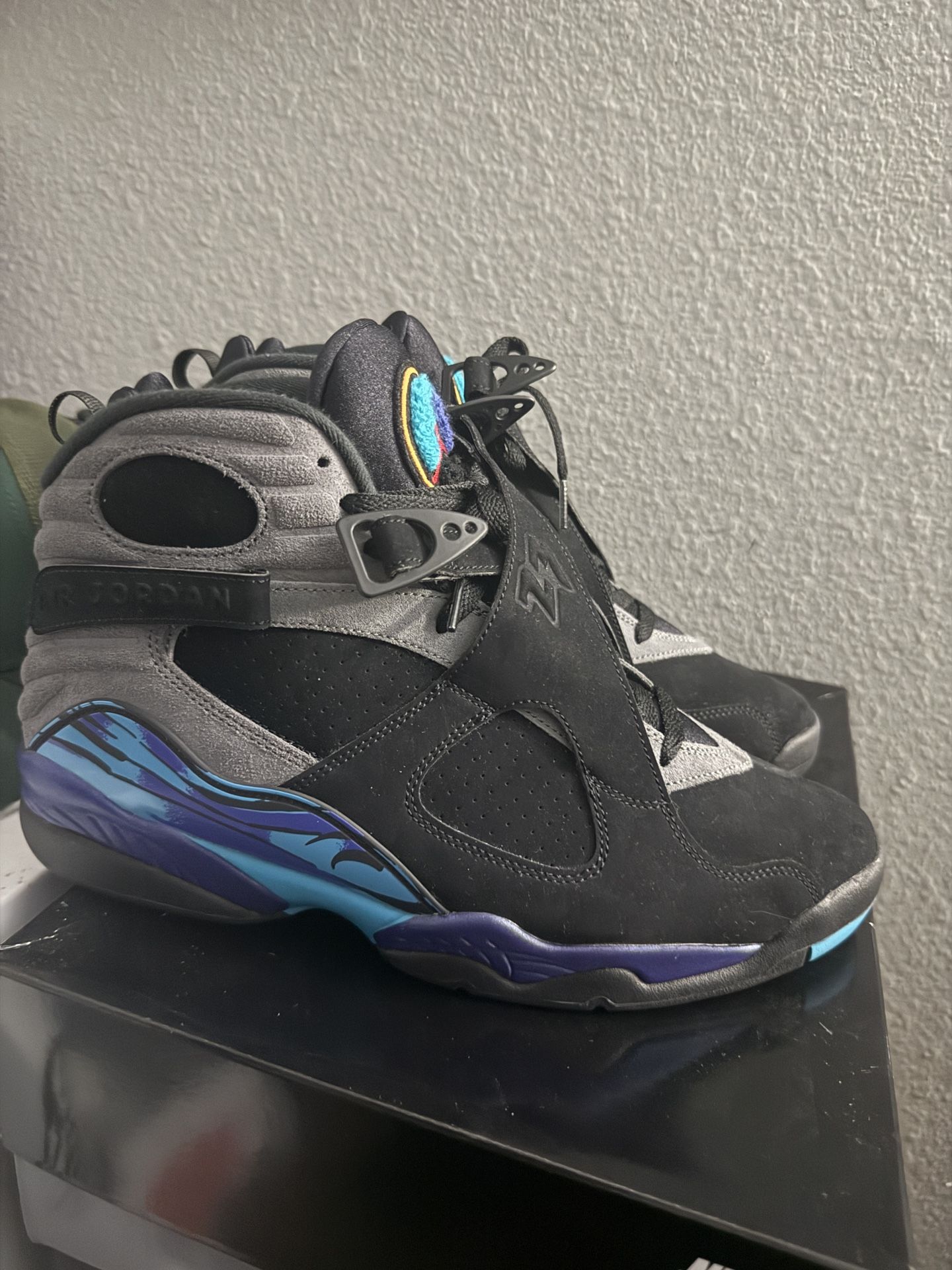 Jordan 8 Aqua Size 12
